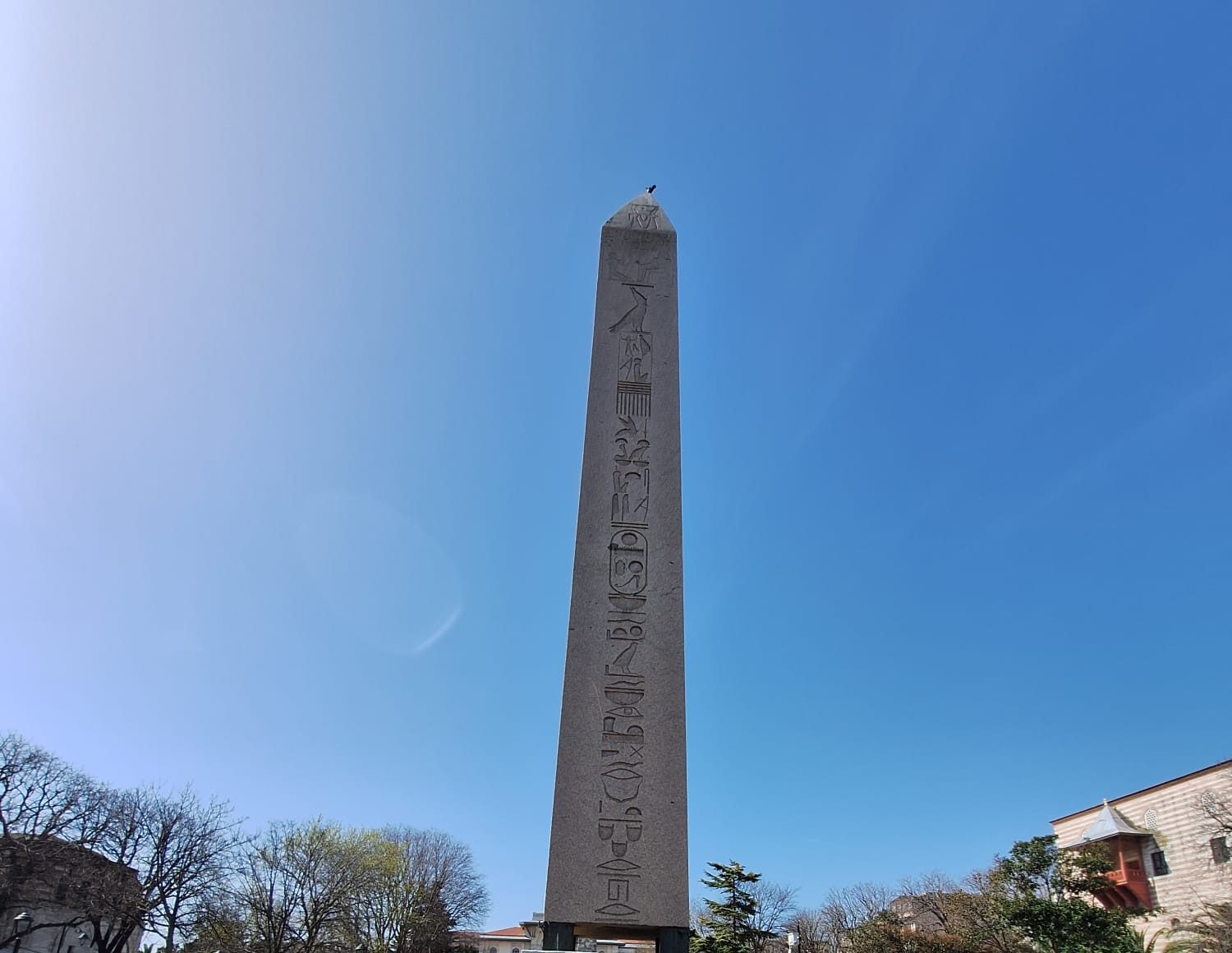 Der Obelisk des Theodosius steht noch heute auf der alten Mittelachse des Hippodroms