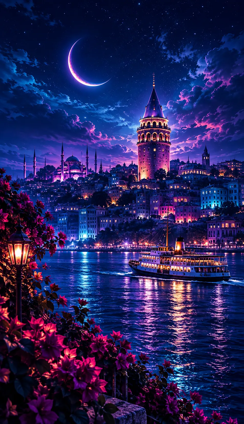 Istanbul bei Nacht